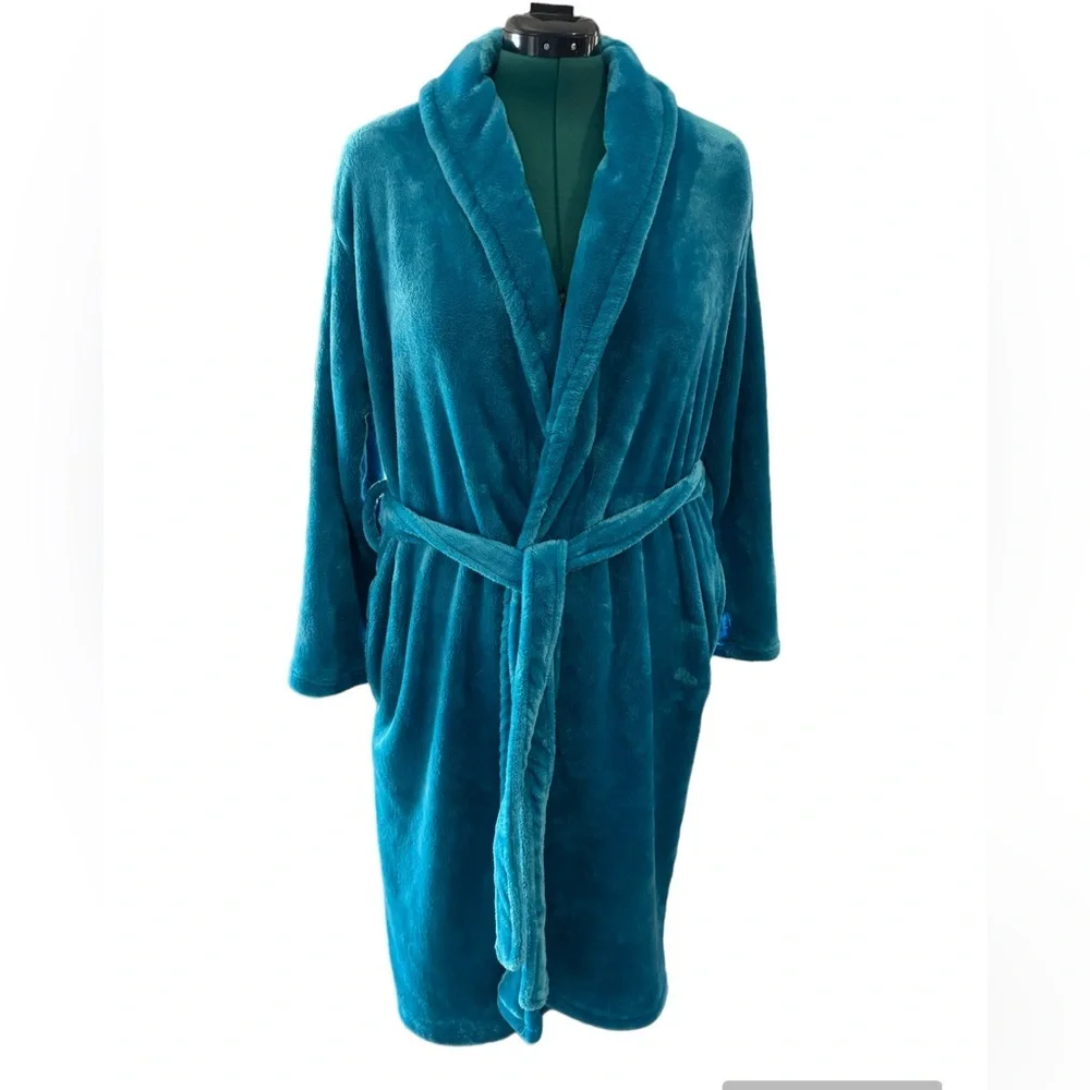 NWOT sz L/xl robe teal super soft! - Picture 1 of 5